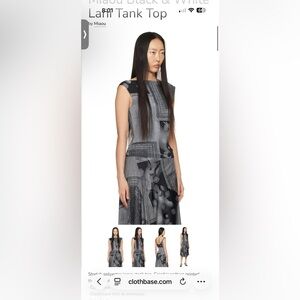 Miaou Black and Gray Lani Top